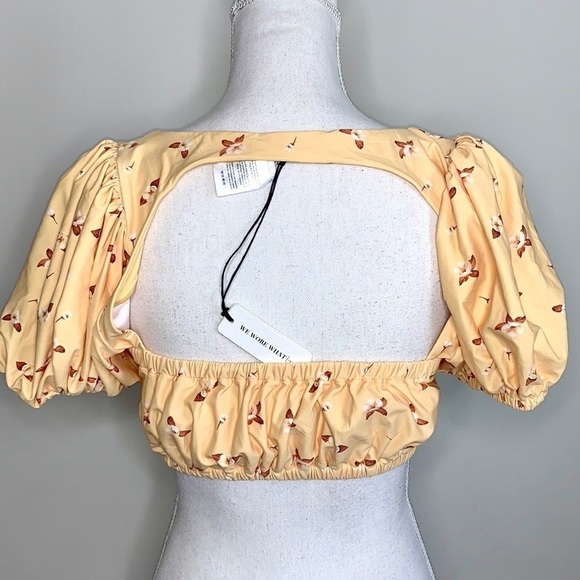 We Wore What Lily Puff Sleeve Bikini Top - Picture 6 of 9